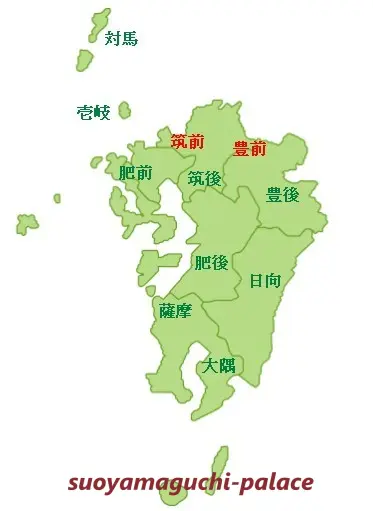九州地方地図