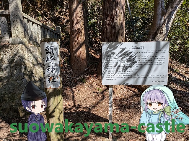 頭崎神社・文化財案内看板