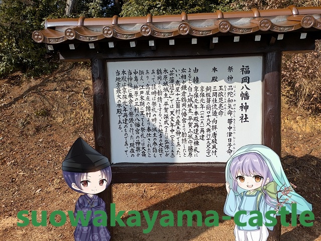 福岡八幡神社・御由緒看板