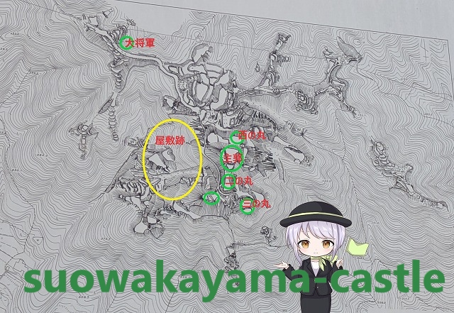 頭崎城テキトー図