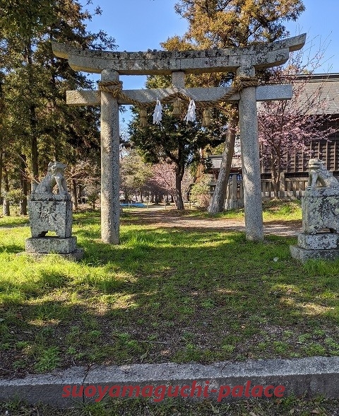 朝田神社・鳥居